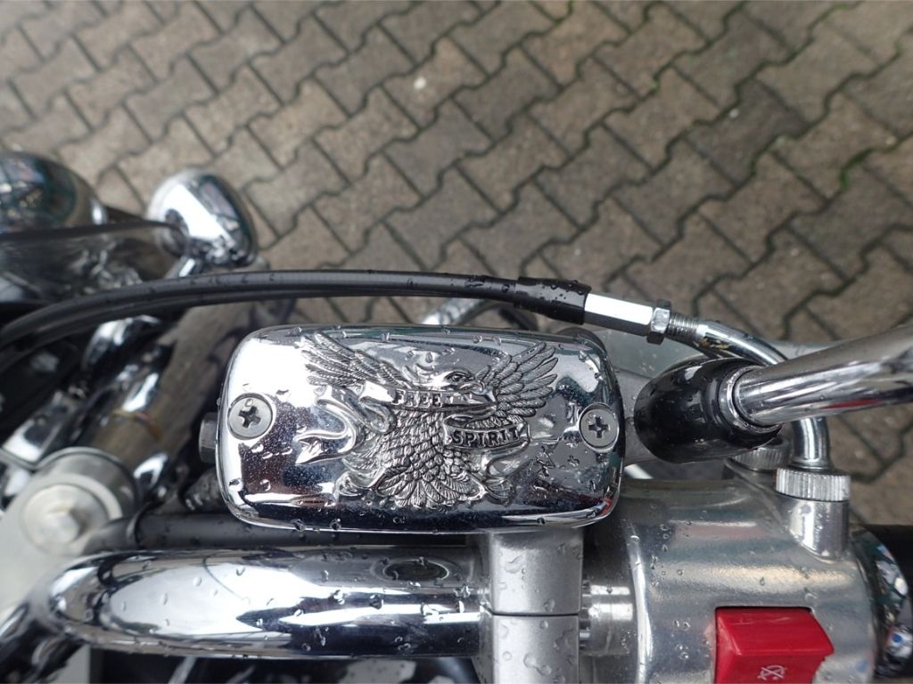 Fahrzeugabbildung Honda VTX 1300 Sonderlackierung Airbrush Ledertaschen