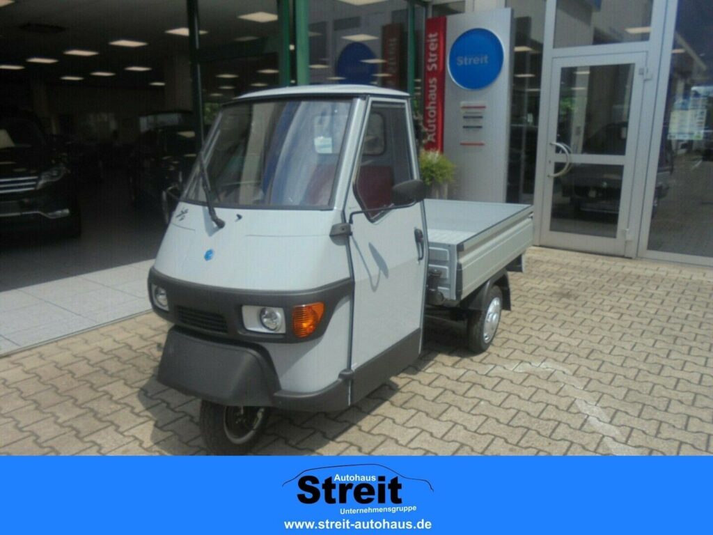 Piaggio Ape 50 Pritsche ALU Grau, auch als 25kmh erhältl