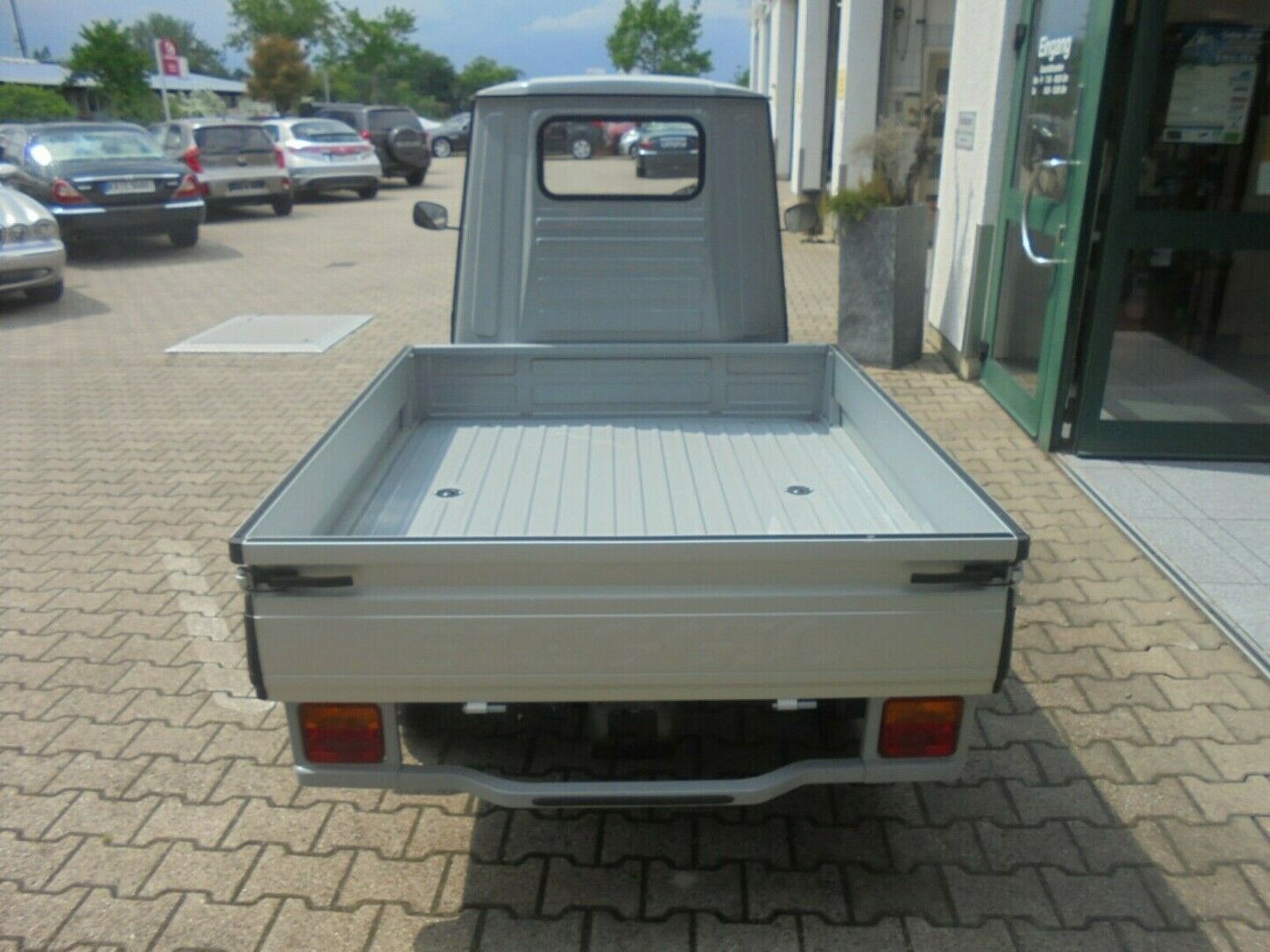 Fahrzeugabbildung Piaggio Ape 50 Pritsche ALU Grau, auch als 25kmh erhältl