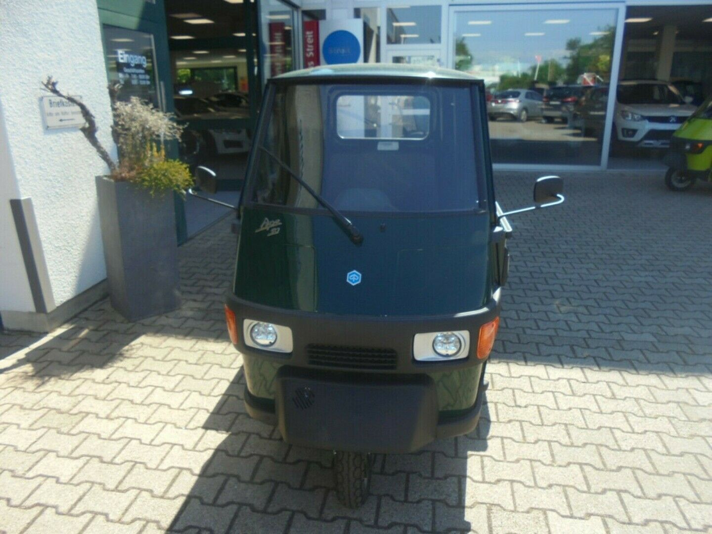 Fahrzeugabbildung Piaggio Ape 50 Pritsche Alu grün, auch als 25kmh erhältl